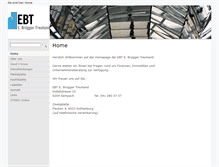 Tablet Screenshot of ebt.ch
